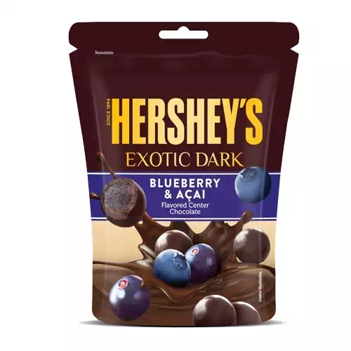 HERSHEYS EXOTIC DARK BLUEBERRY & ACAI 33.3gm