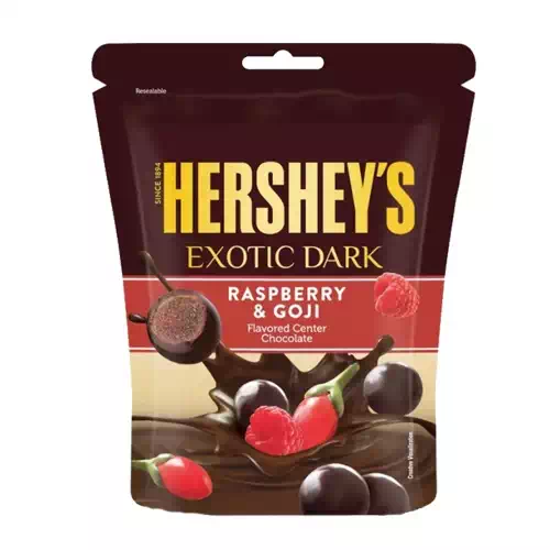 HERSHEYS EXOTIC DARK RASPBERRY & GOJI 33.3gm