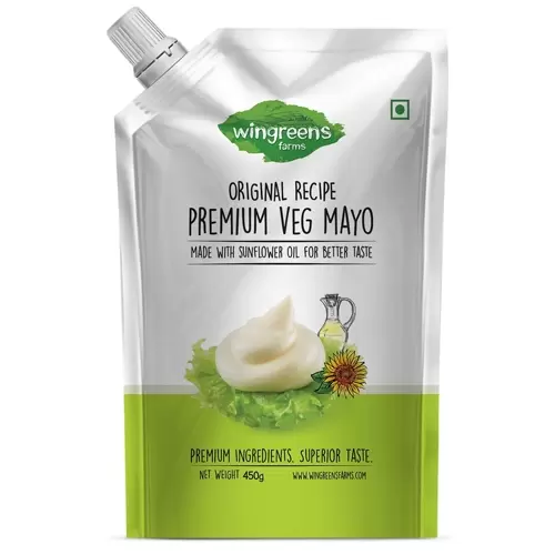 WINGREENS PREMIUM VEG MAYO 450G 450 gm