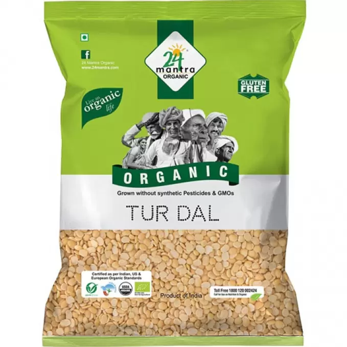 24 MANTRA ORGANIC TUR DAL 500GM 500 gm