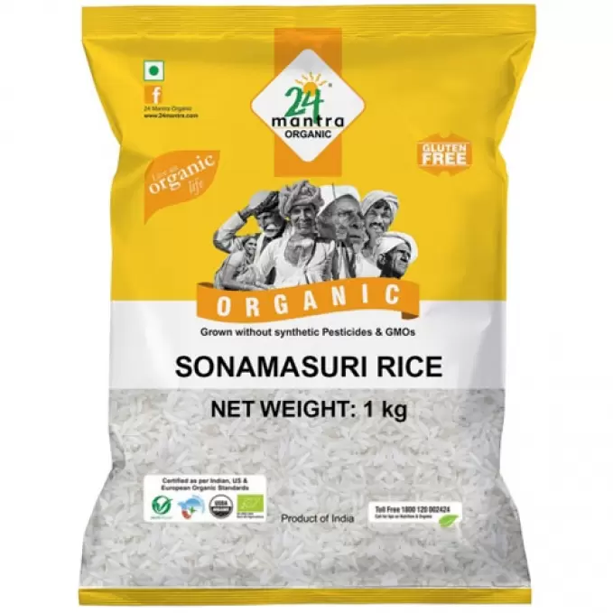 24 MANTRA SONAMASURI RICE 1KG 1 kg