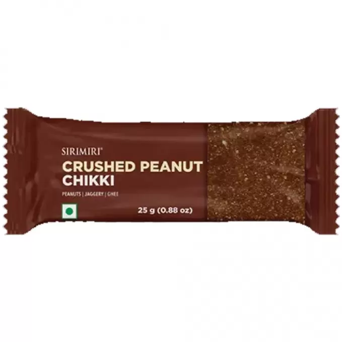 SIRIMIRI CRUSHED PEANUT CHIKKI 25g 25 gm