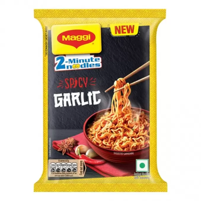 MAGGI SPICY GARLIC NOODLES 62g 62 gm