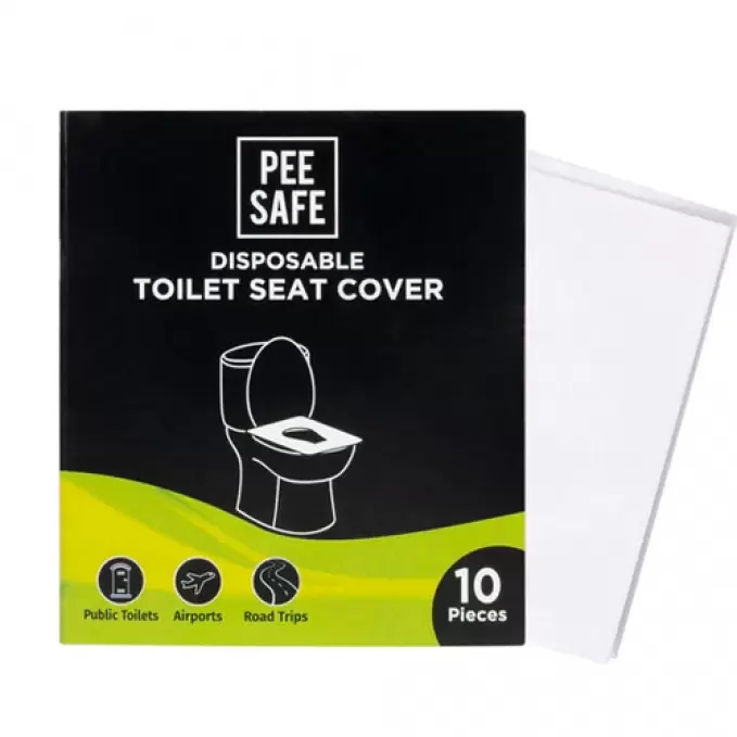 PEE SAFE DISPOSABLE TOILET SEAT COVER 10PCS 10 pcs