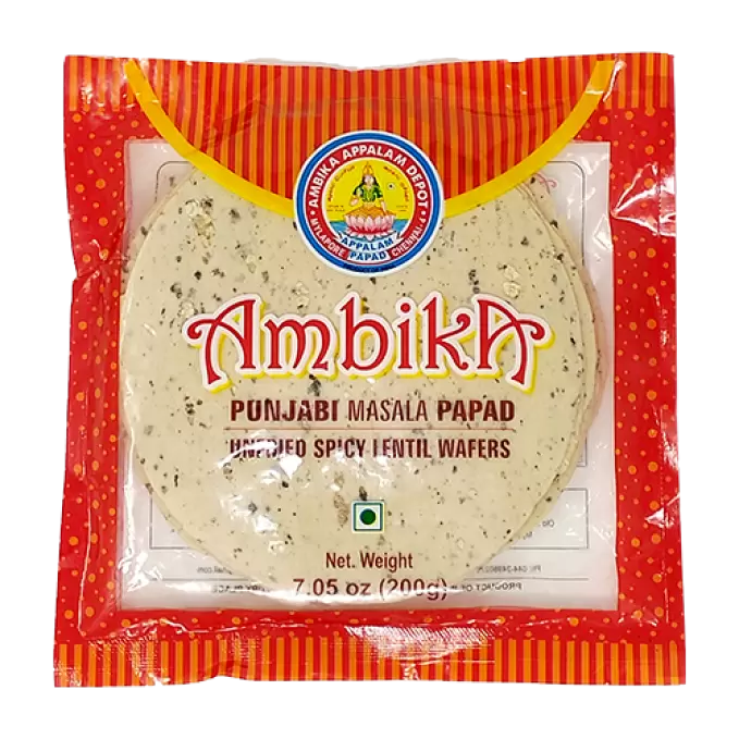 AMBIKA PUNJABI MASALA PAPAD  200 gm