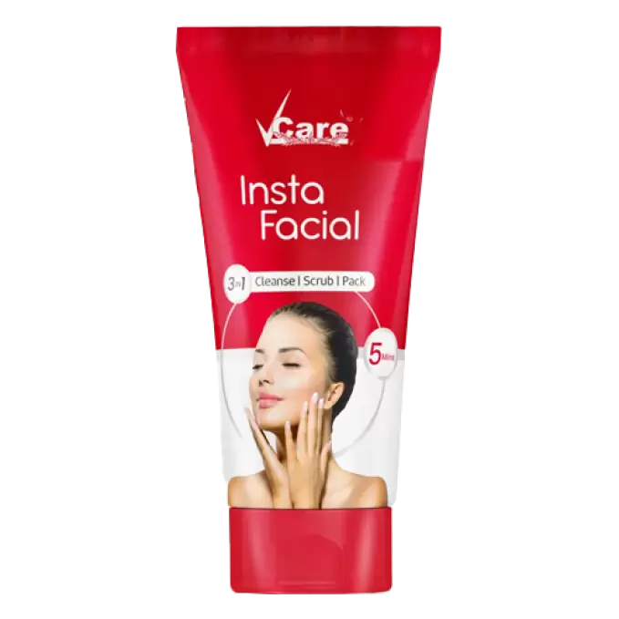 VCARE INSTA FACIAL SCRUB PACK 50G 50 gm