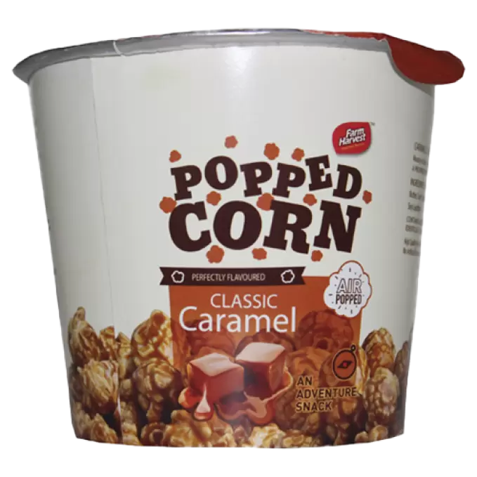 FARM HARVEST POPPED CORN CRUNCHY CARAMEL 50GM 50 gm