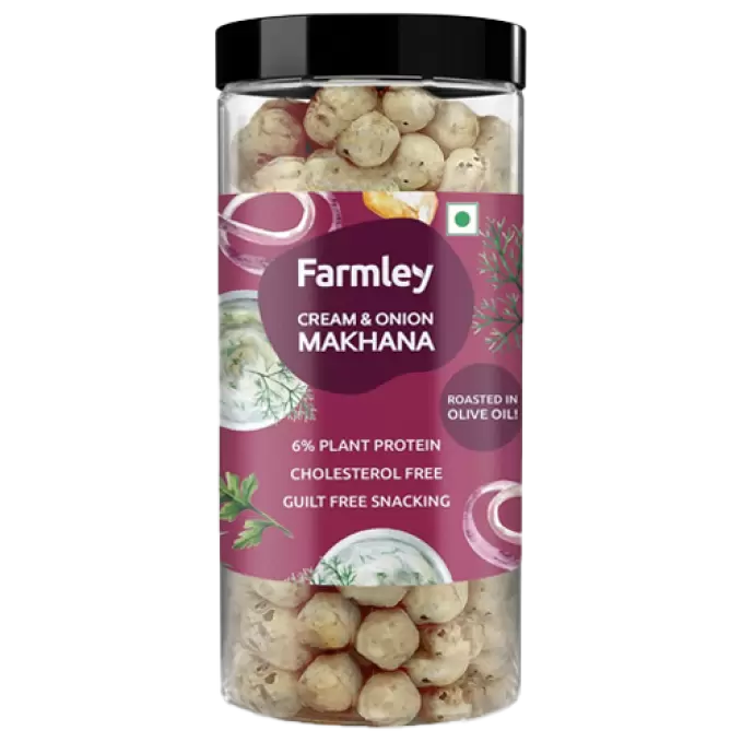 FARMLEY CREAM&ONION MAKHANA 83GM 83 gm