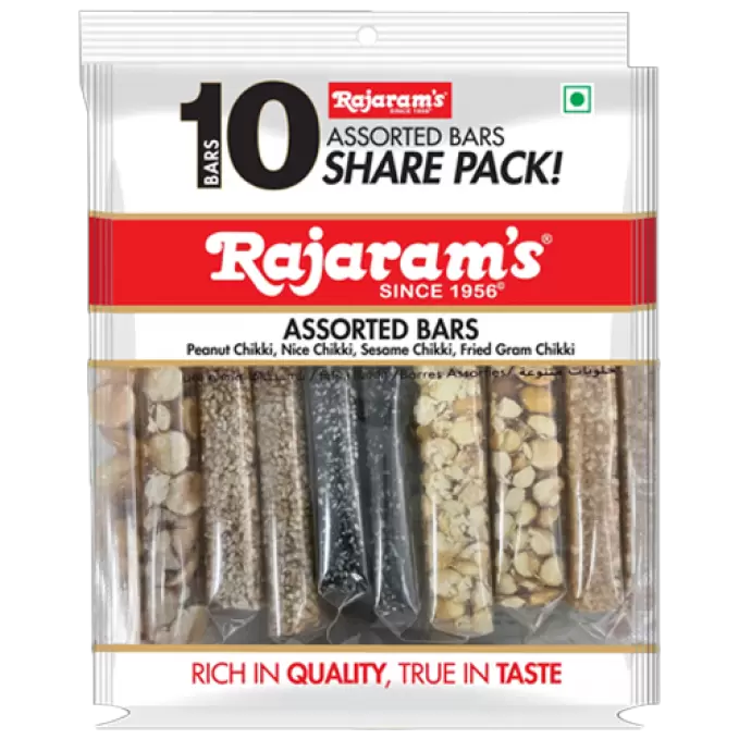 RAJARAMS ASSORTED BARS 250GM 250 gm