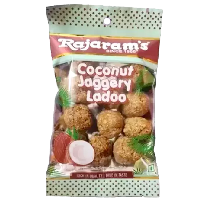 RAJARAMS COCONUT JAGGERY LADOO 80GM 80 gm