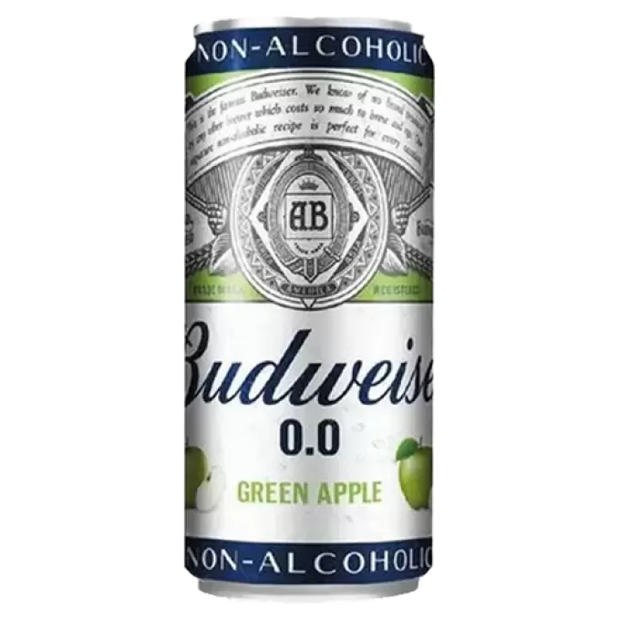 BUDWEISER GREEN APPLE  330 ml