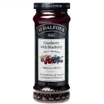 St Dalfour Cranberry With Blueberry Fruit Spread 284g