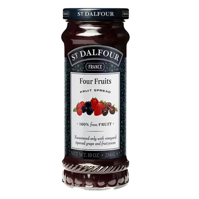 ST DALFOUR FOUR FRUITS SPREAD 284g 284 gm