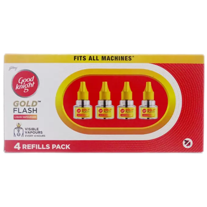 GOOD KNIGHT GOLD FLASH REFILLS 4*45ml 45 ml