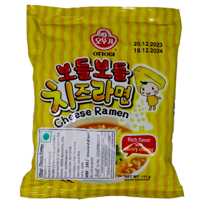 OTTOGI CHEESE RAMEN NOODLES 111g 111 gm