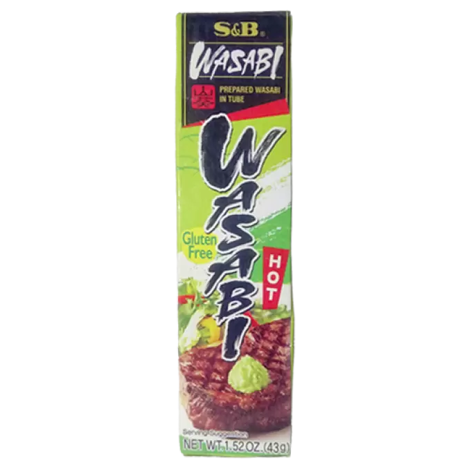 S&B WASABI PASTE TUBE 43g 43 gm