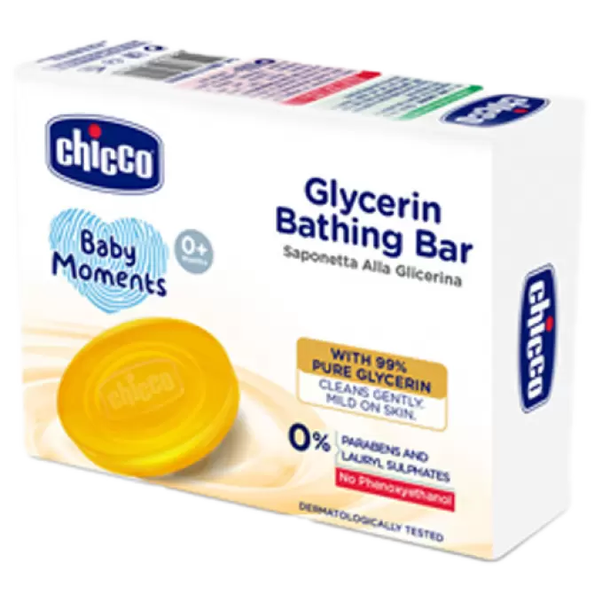 CHICCO GLYCERIN BATHING BAR 75GM 75 gm