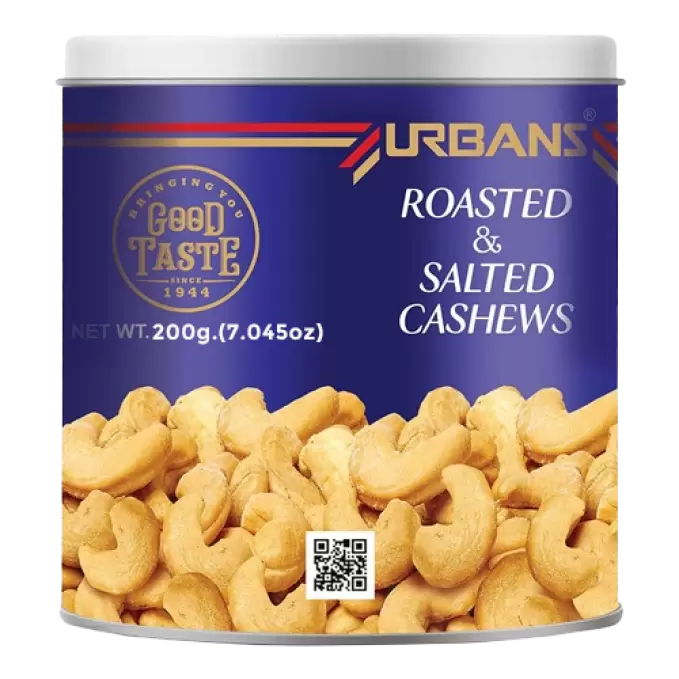 URBANS ROASTED & SALTED CASHEWS 200g 200 gm