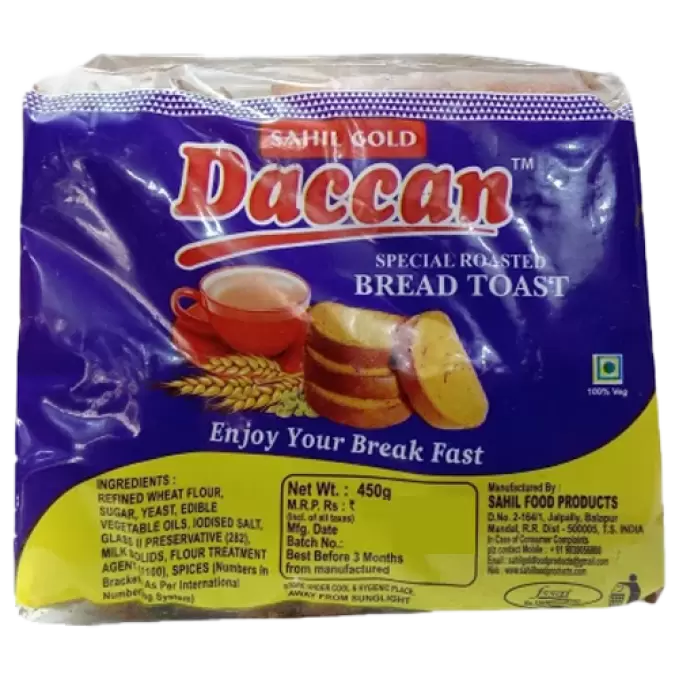 DACCAN ROASTED BREAD TOAST 450GM 450 gm