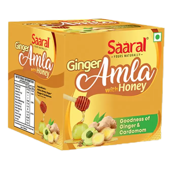 SAARAL GINGER AMLA WITH HONEY 1N 1 pcs