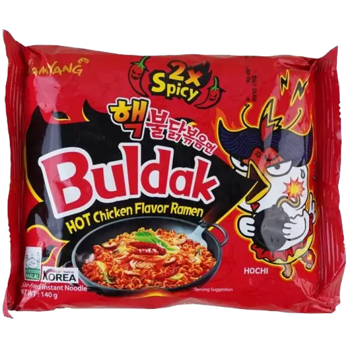 SAMYANG HOT CHICKEN 2X SPICY NOODLES 140GM 140 gm