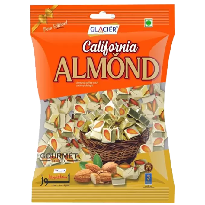 GLACIER ALMOND TOFFEE 210g 210 gm