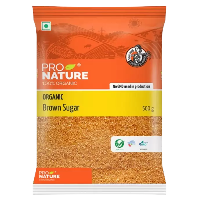 PRO NATURE ORGANIC BROWN SUGAR  1 kg