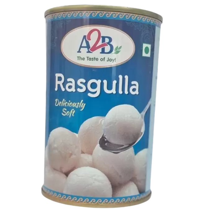 A2B RASGULLA 500g TIN 500 gm