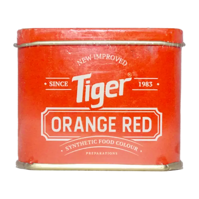 TIGER ORANGE RED COLOUR 100g TIN 100 gm