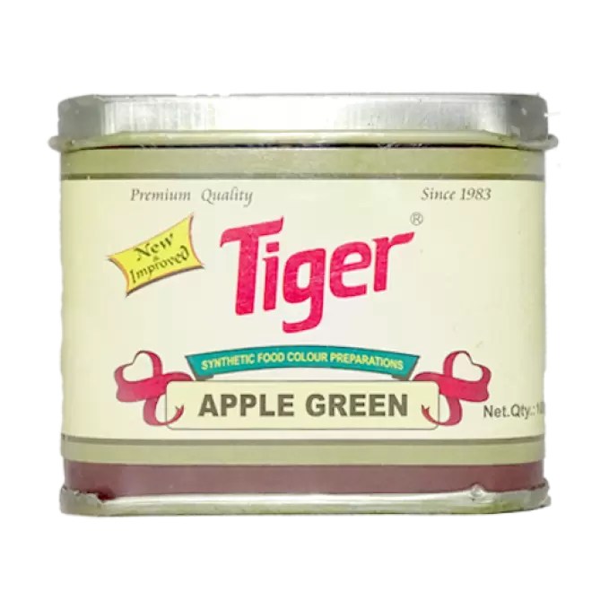 TIGER APPLE GREEN COLOUR 100g TIN 100 gm