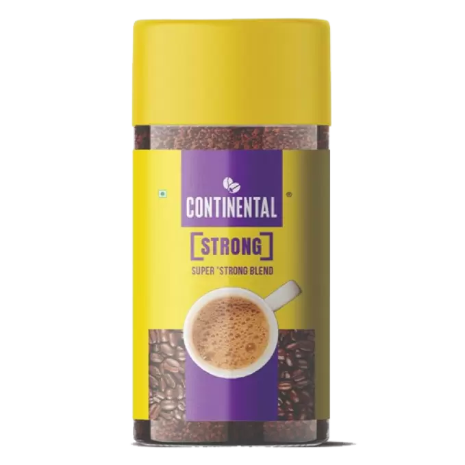 CONTINENTAL STRONG BLEND COFFEE 50g JAR 50 gm