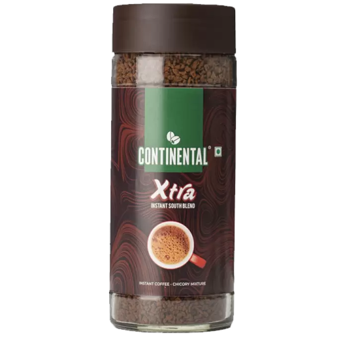 CONTINENTAL XTRA INSTANT SOUTH BLEND COFFEE 100g JAR 100 gm