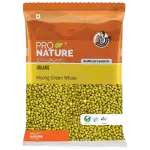 PRO NATURE ORGANIC MOONG GREEN WHOLE 500gm