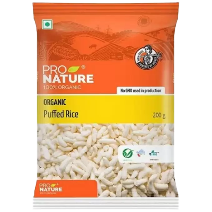 PRO NATURE ORGANIC PUFFED RICE 200 gm