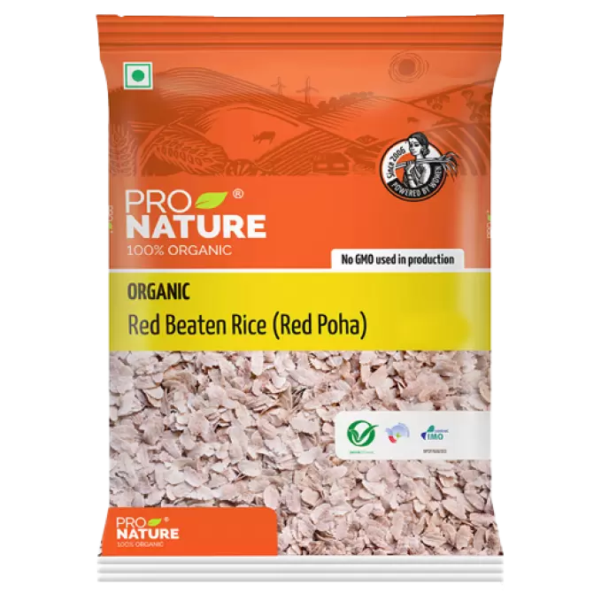 PRO NATURE ORGANIC RED POHA 500 gm