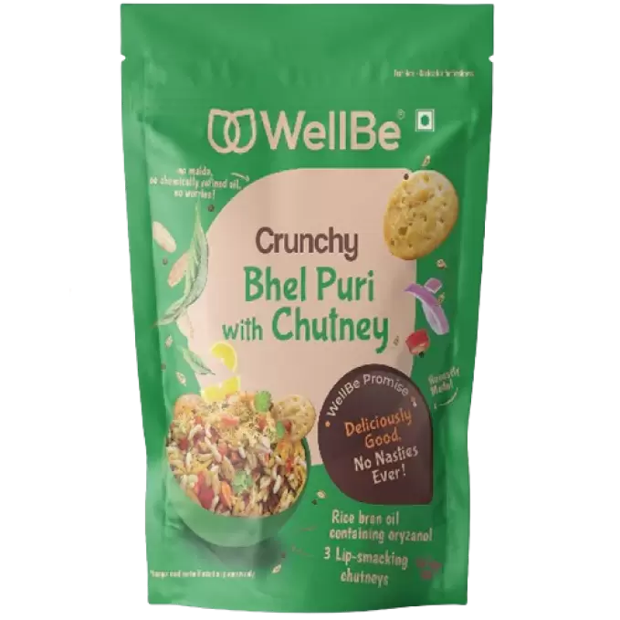 WELLBE BHEL PURI WITH CHUTNEY 135g 135 gm