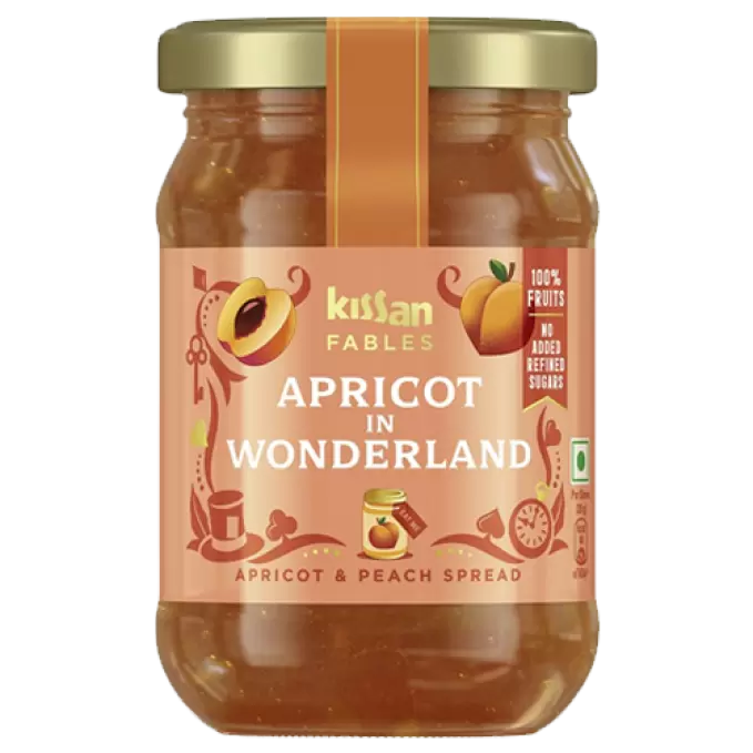 KISSAN APRICOT&PEACH SPREAD 340 gm