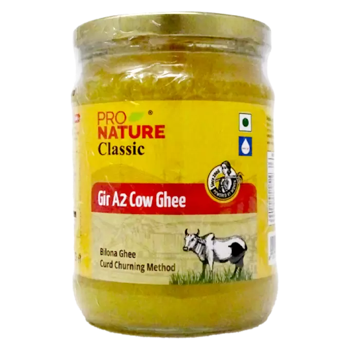 PRO NATURE ORGANIC GIR A2 COW GHEE  500 ml