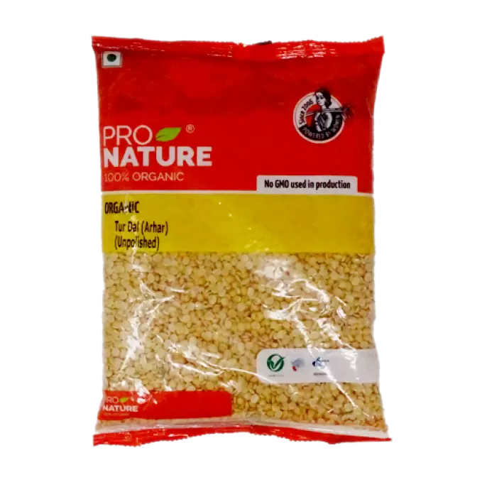 PRO NATURE ORGANIC TUR DAL 1 kg