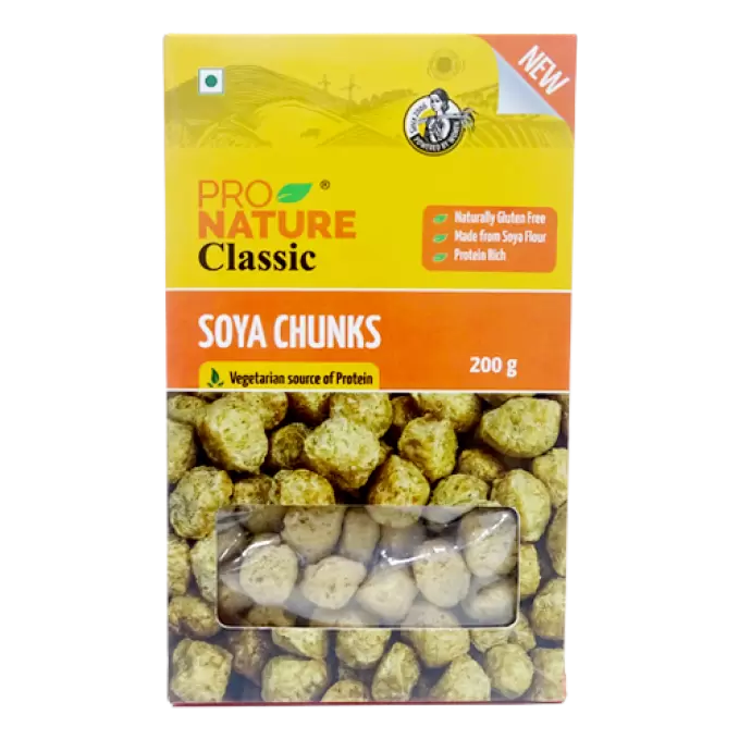 PRO NATURE ORGANIC SOYA CHUNKS 200 gm