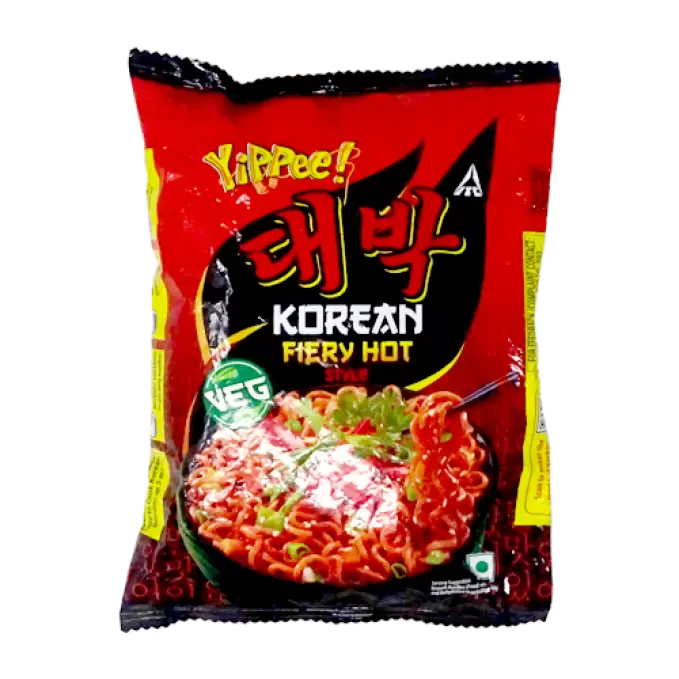 SUNFEAST YIPPEE KOREAN FIERY HOT NOODLES 75 gm