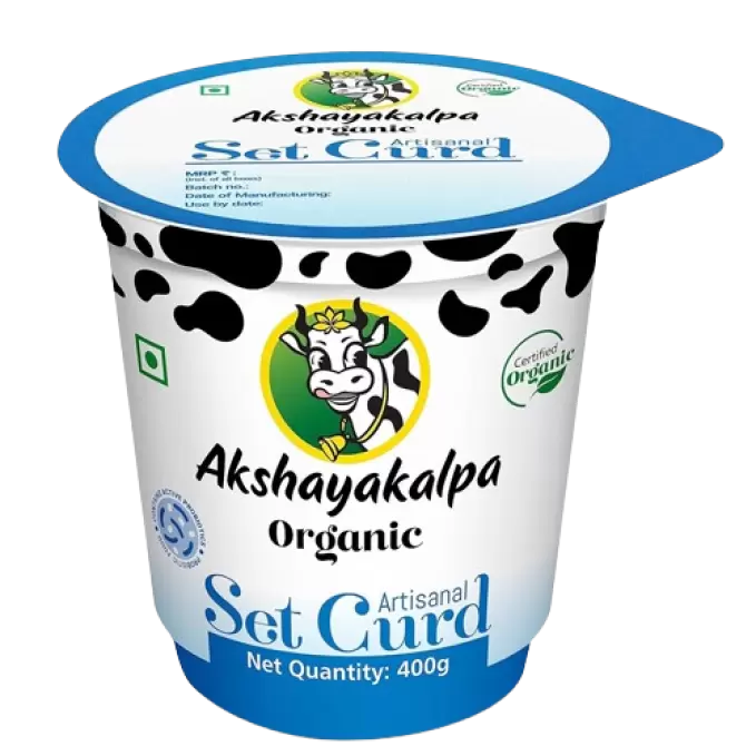 AKSHAYAKALPA ORGANIC SET CURD 400g 400 gm