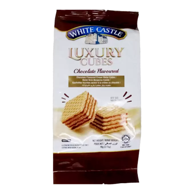 WHITE CASTLE CHOCOLATE WAFER CUBES  90 gm