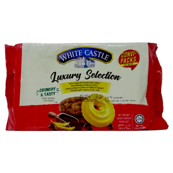 WHITE CASTLE LUXURY SELECTION COOKIES 180 gm