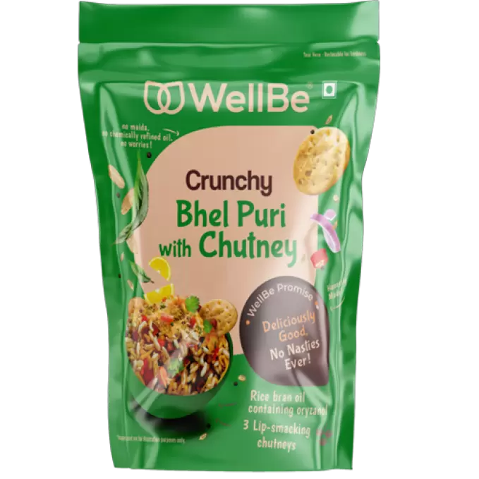 WELLBE BHEL PURI WITH CHUTNEY 135g 135 gm