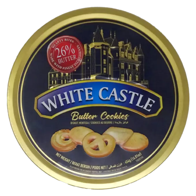 WHITE CASTLE BUTTER COOKIES GOLD  454 gm