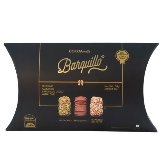 COCOA BARQUILLO ASSORTED CHOCOLATE 54g 54 gm