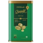 Cocoa barquillo pistachio chocolate 200g tin