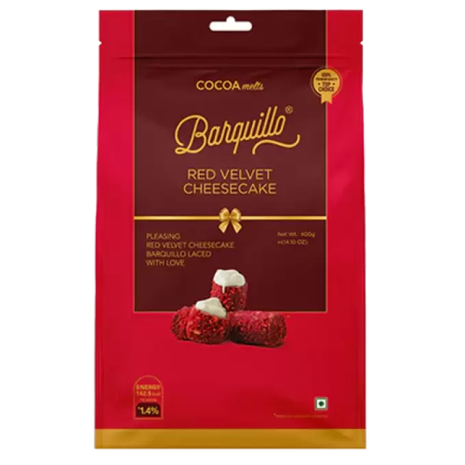 COCOA BARQUILLO RED VELVET CHEESECAKE CHOCOLATE 100g 100 gm