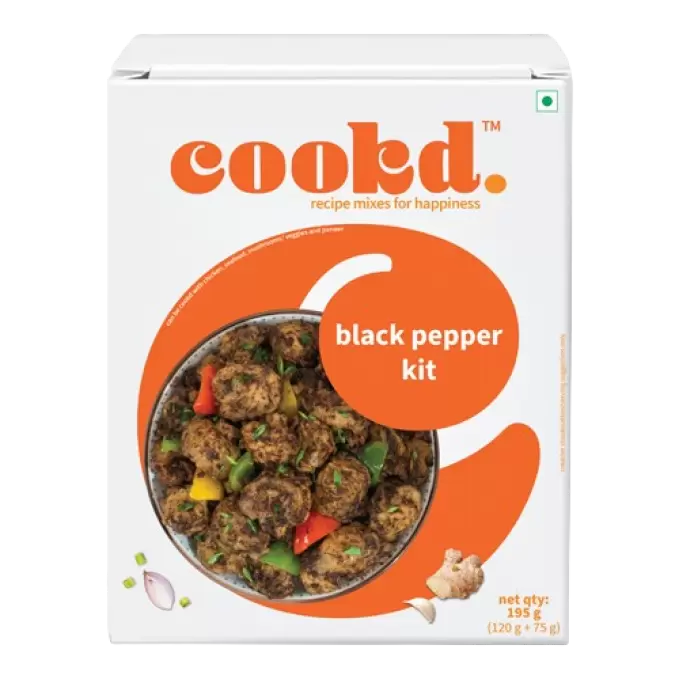 COOKD BLACK PEPPER KIT 195g 195 gm